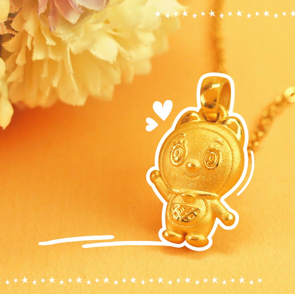 哆啦美9999純金墜子首次限量登場