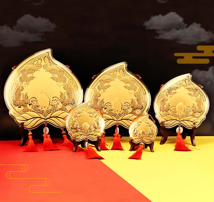 壽桃造型神明金牌 媽祖生還願首選