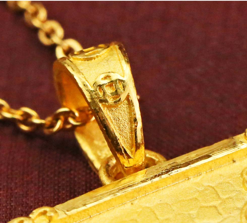 黑虎將軍9999純金墜