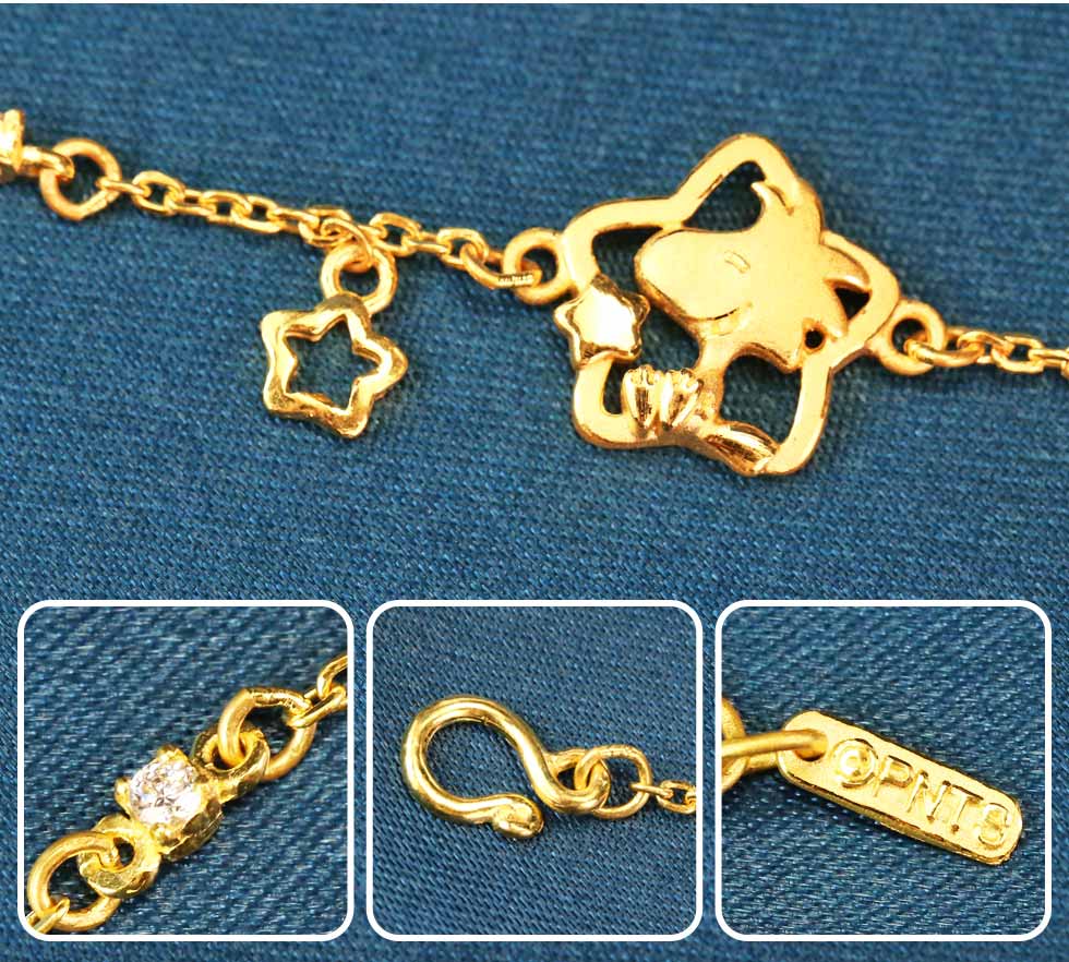 糊塗塔克金手鍊