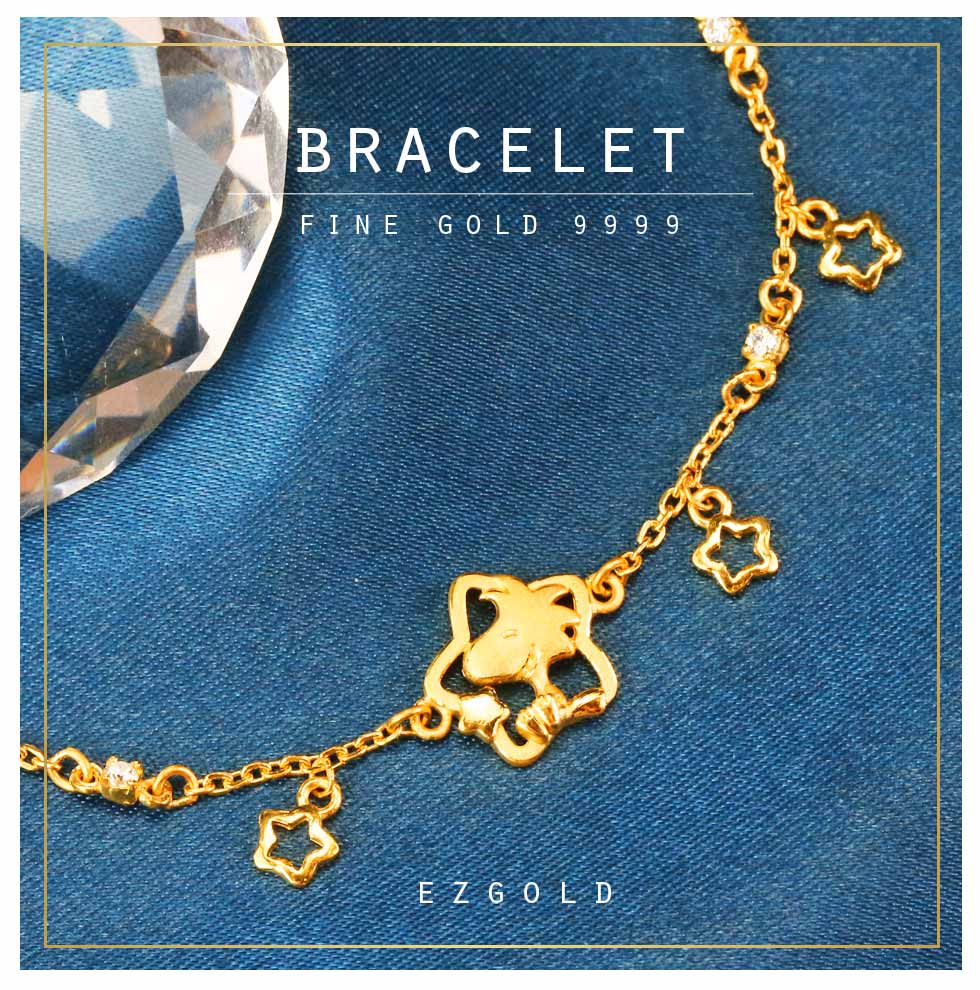 繁星之舞-史塔克黃金手鍊-SNOOPY