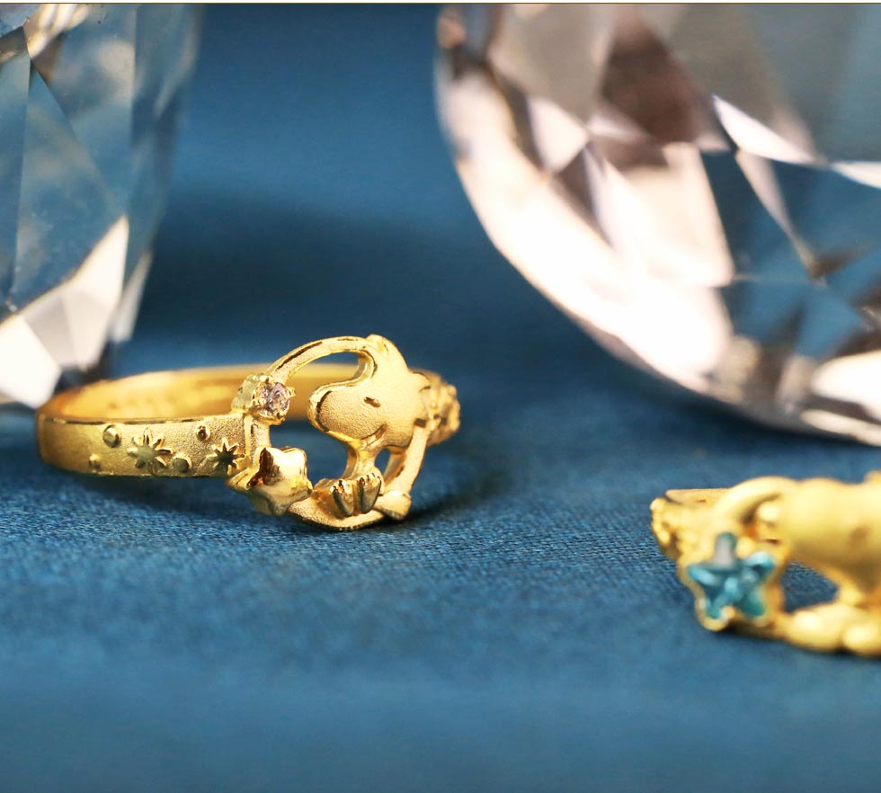 糊塗塔克金戒指