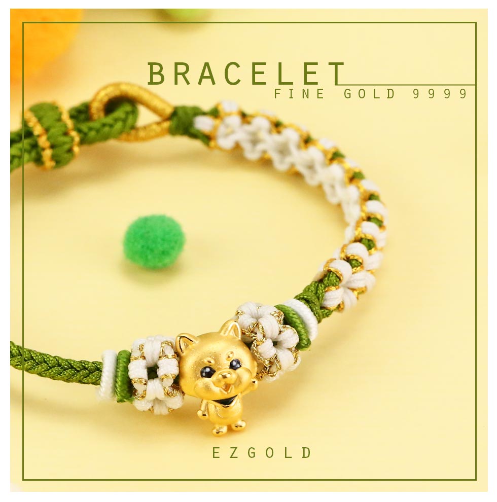 生肖狗金飾純黃金開運招財