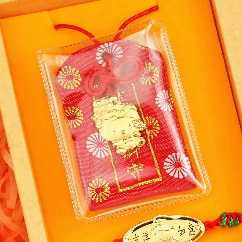 蛇年寶寶福袋彌月金飾