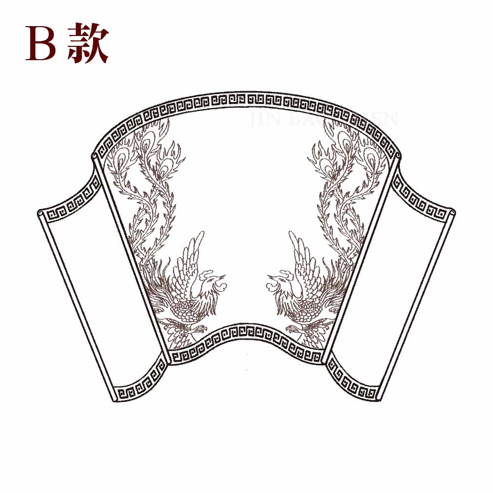 春秋雙鳳立體浮雕金牌