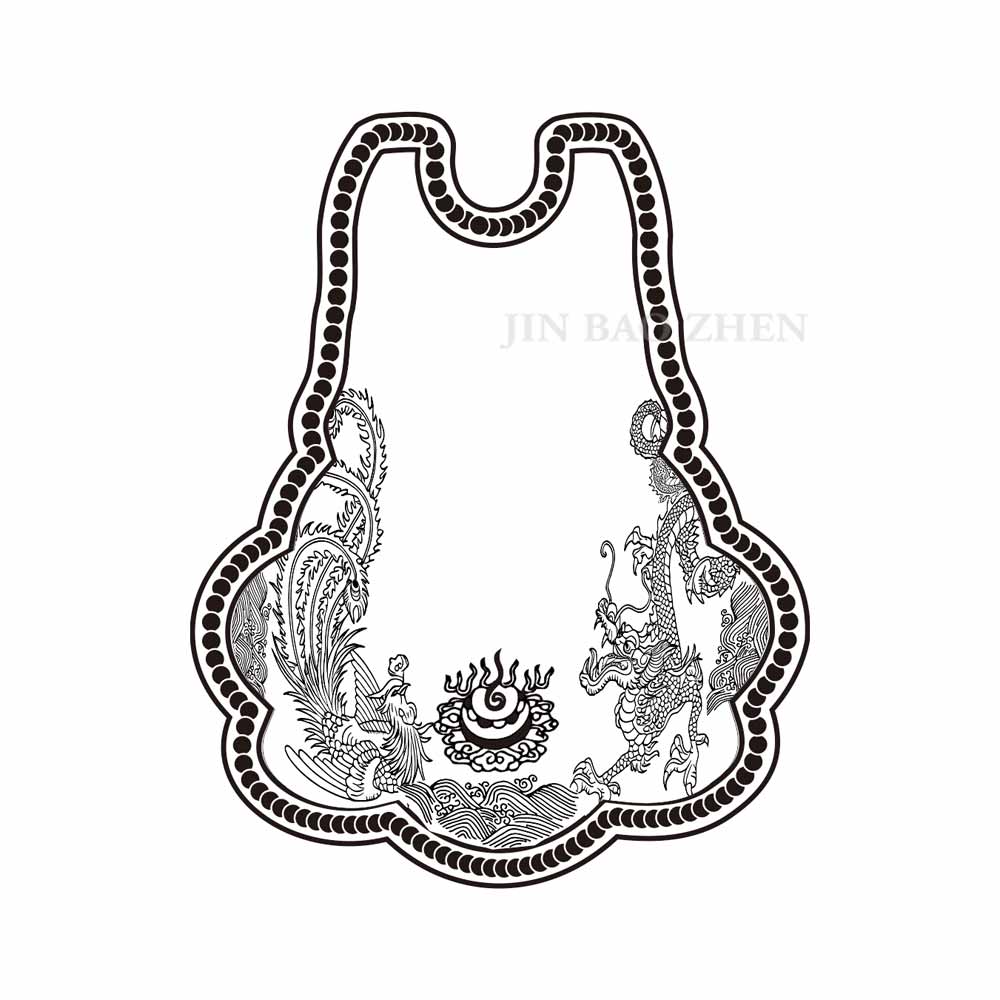 福如天龍祥鳳神明金牌