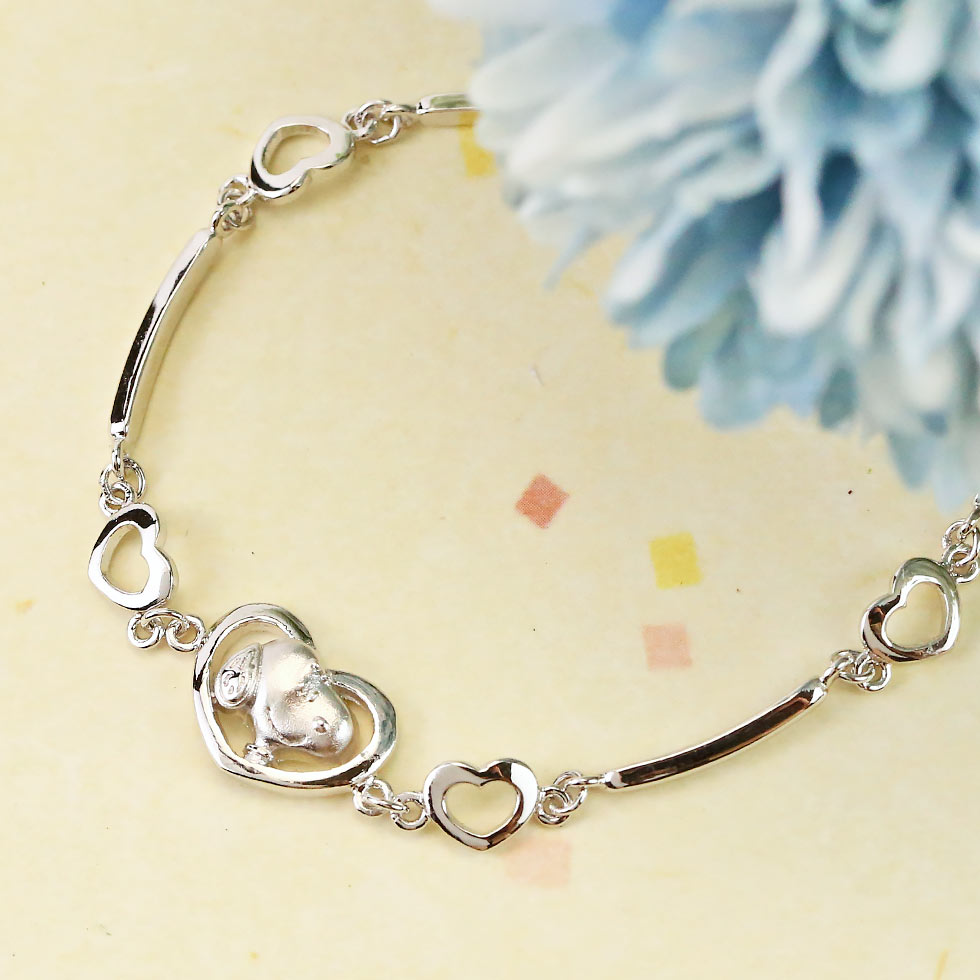 史努比純銀手鍊