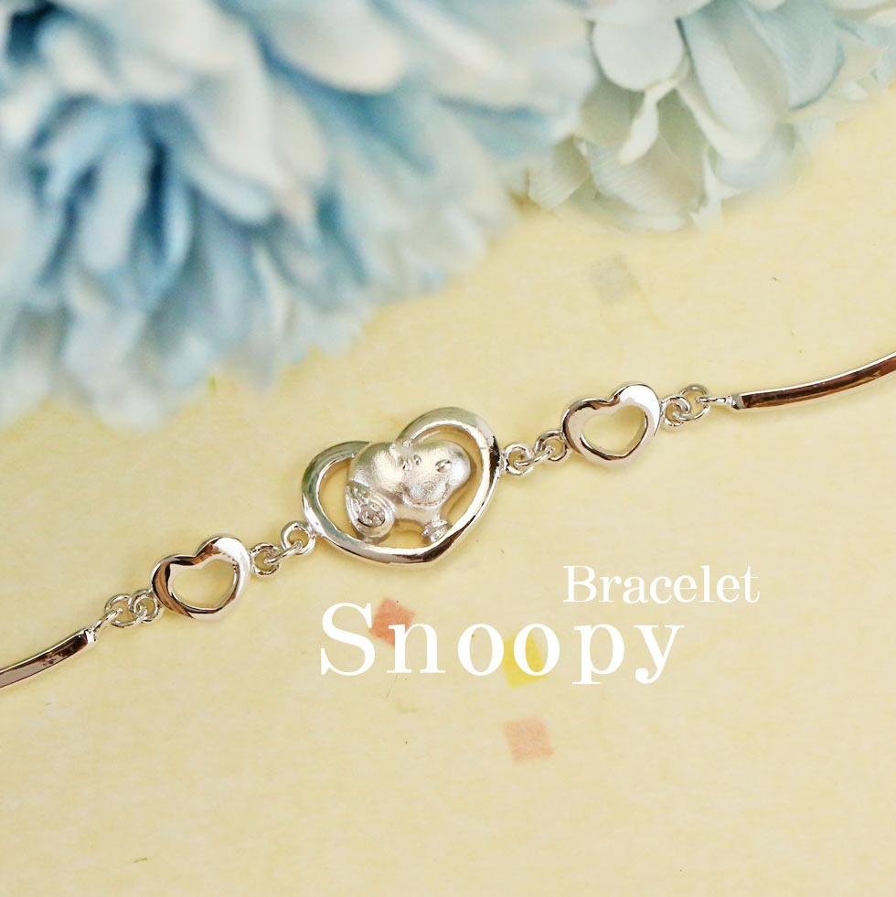 情人節禮物推薦努比純銀手鍊