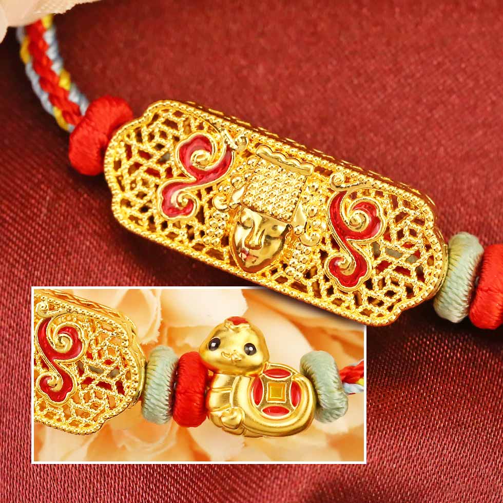 白沙屯媽祖黃金手鍊