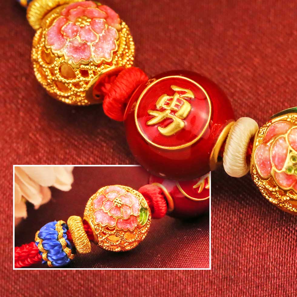 白沙屯媽祖黃金手鍊