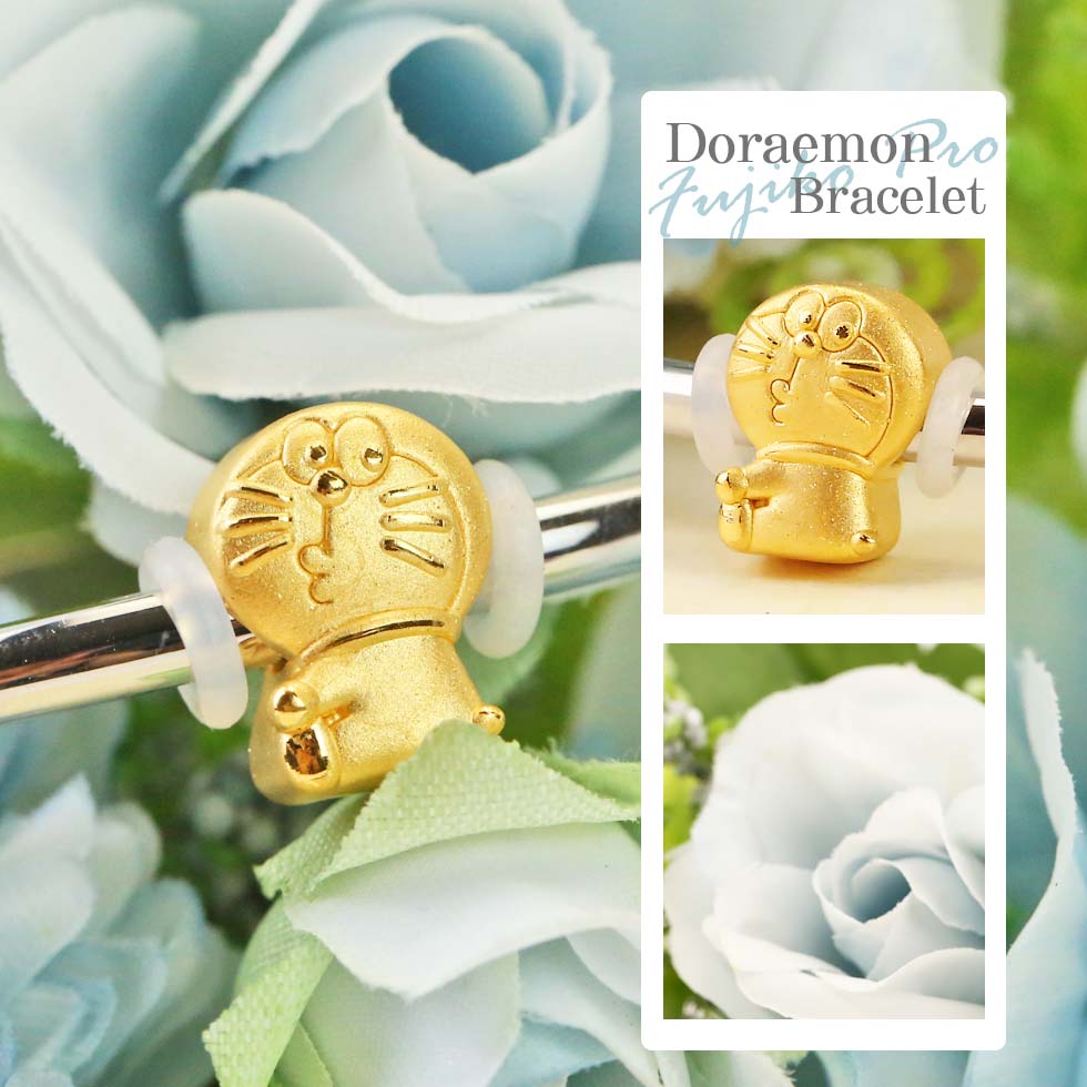 哆啦a夢黃金串珠手環-Doraemon