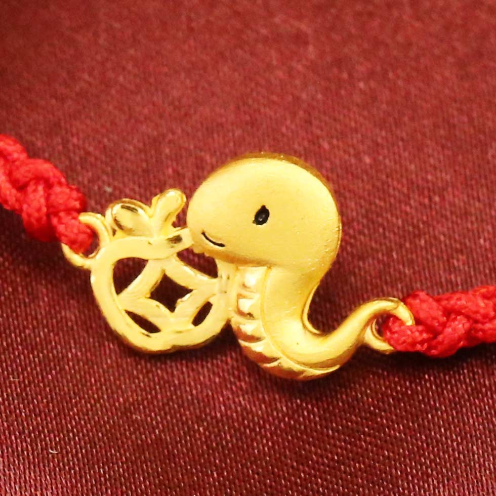 彌月金手鍊推薦生肖蛇編織手鍊