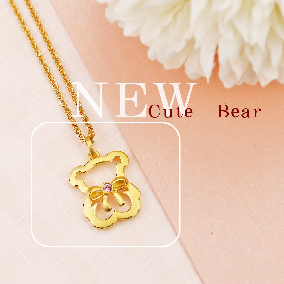 熊黃金墜子 9999純金打造