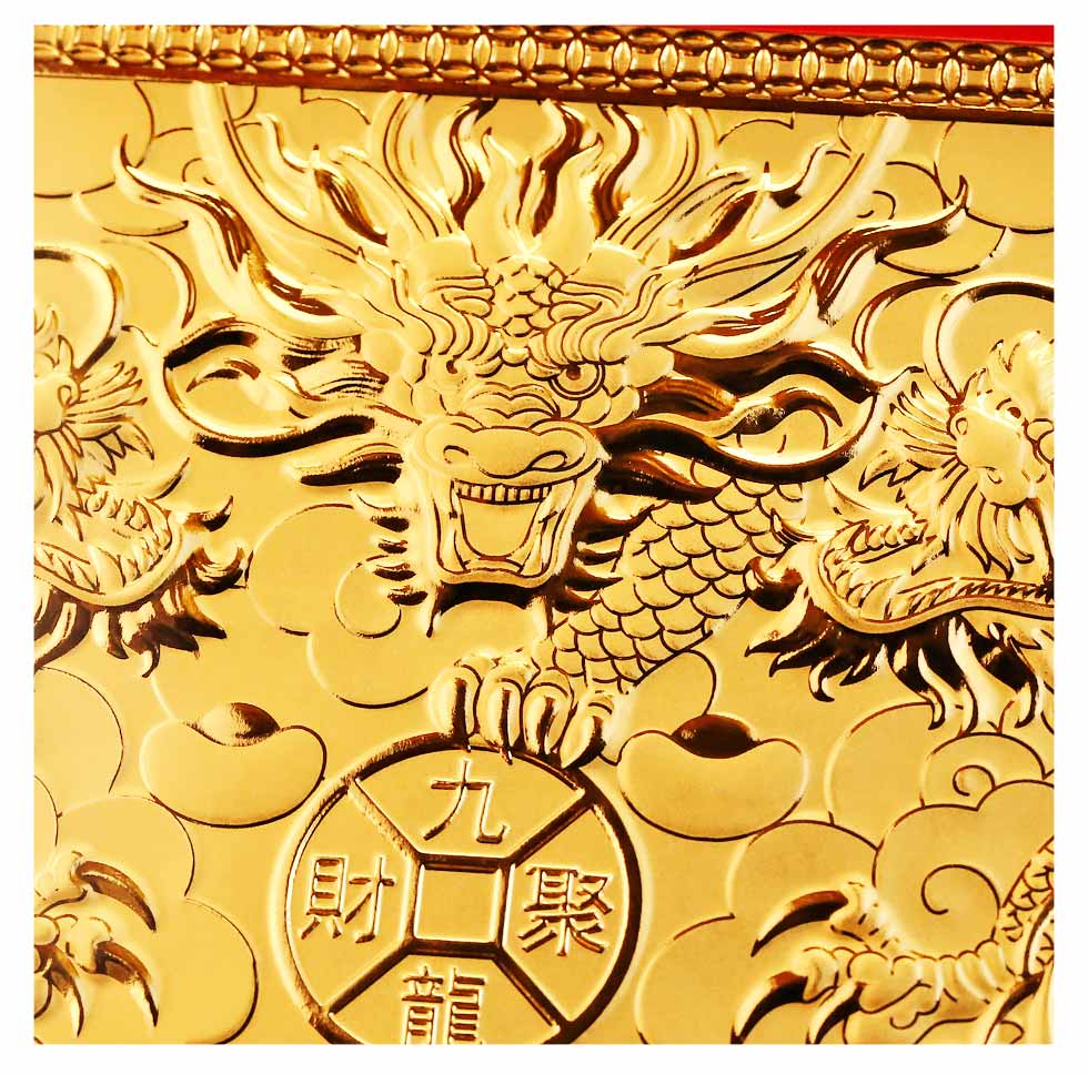 入厝禮最佳推薦九龍聚財黃金擺件