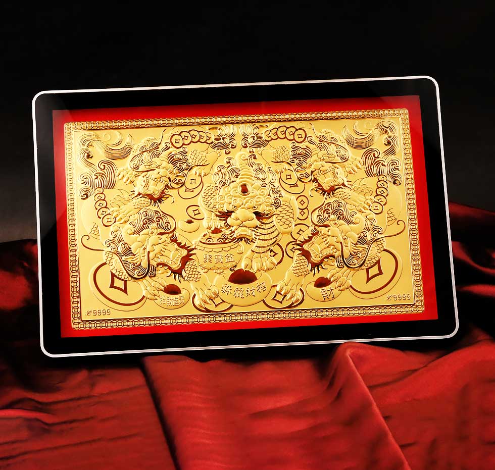 開幕誌慶首選 招財貔貅黃金擺件