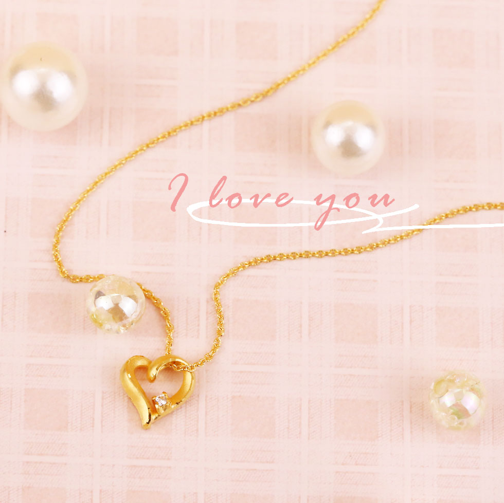 情人節就送愛心黃金項鍊