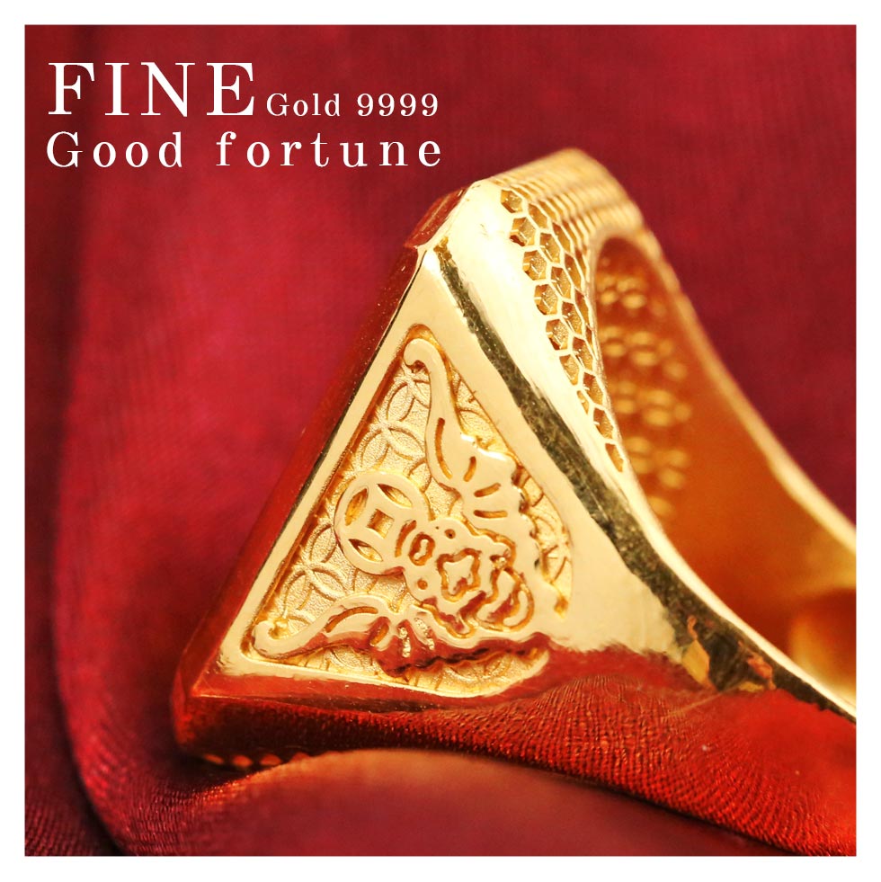 福氣黃金男戒