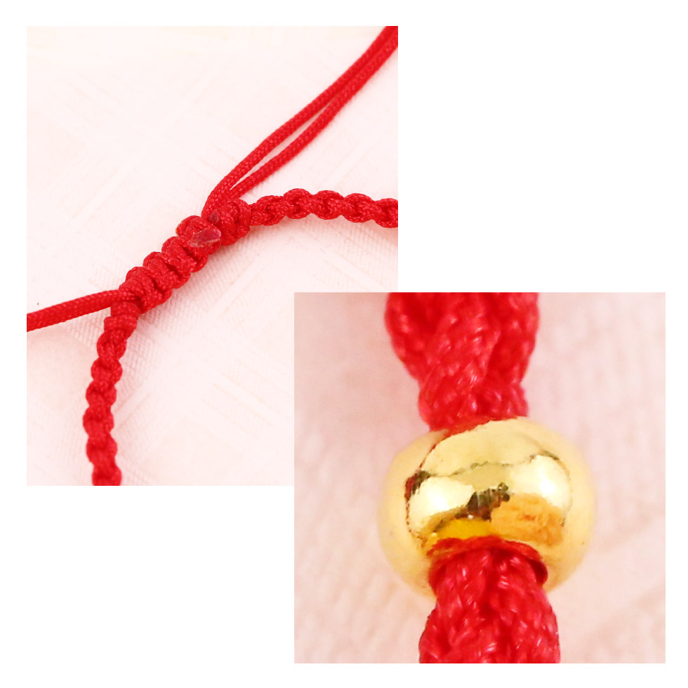 生肖馬彌月金手鍊-一生平安