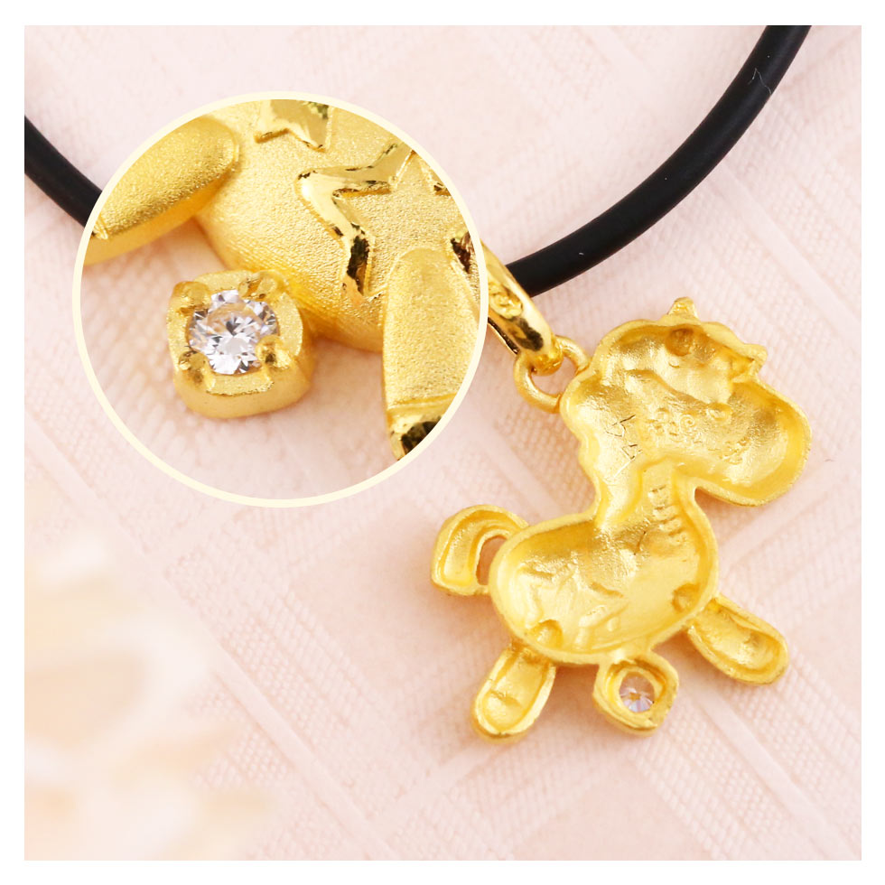 馬年黃金墜子-星願獨角獸