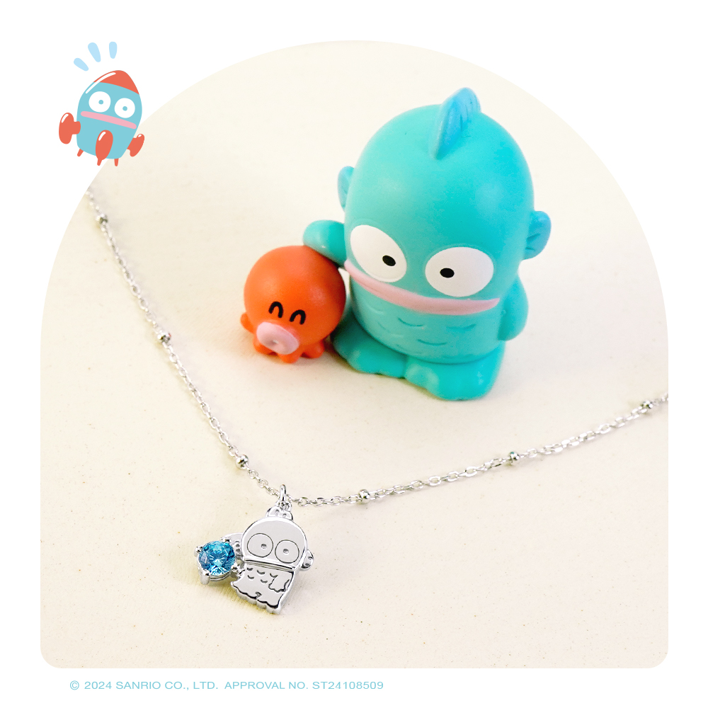 人魚漢頓項鍊 不同金色版本對比展示