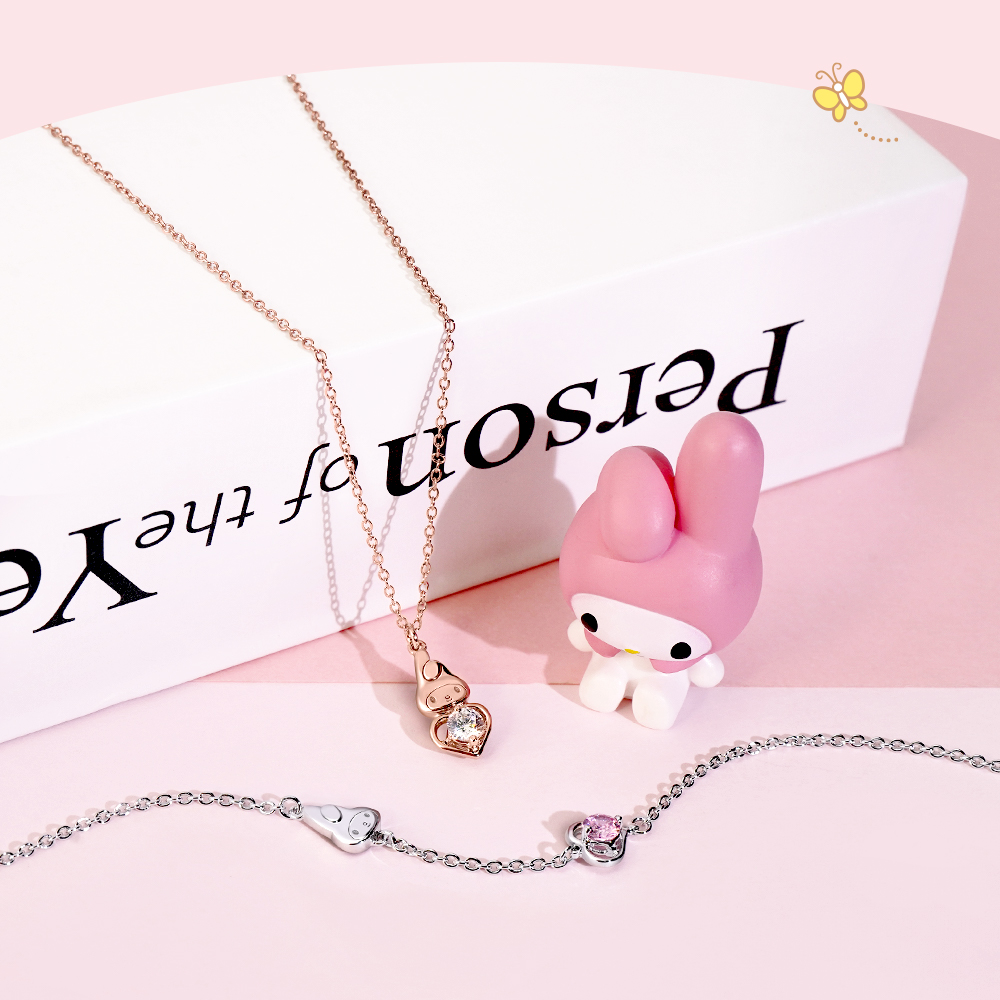 美樂蒂項鍊與 STORY 書盒包裝組合,送禮質感滿分