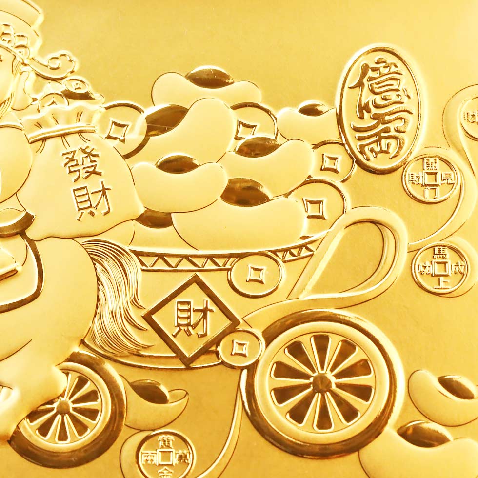 9999純金財神爺擺件