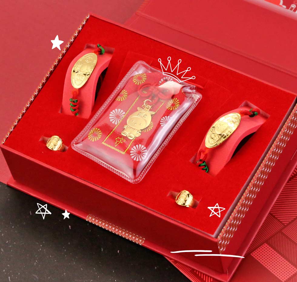 馬到幸福-馬年彌月金飾禮盒(0.20錢)