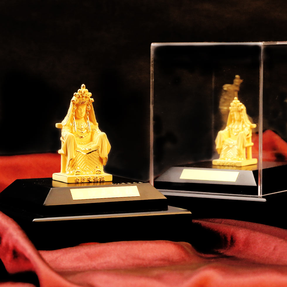 白沙屯媽祖正版授權純金神像