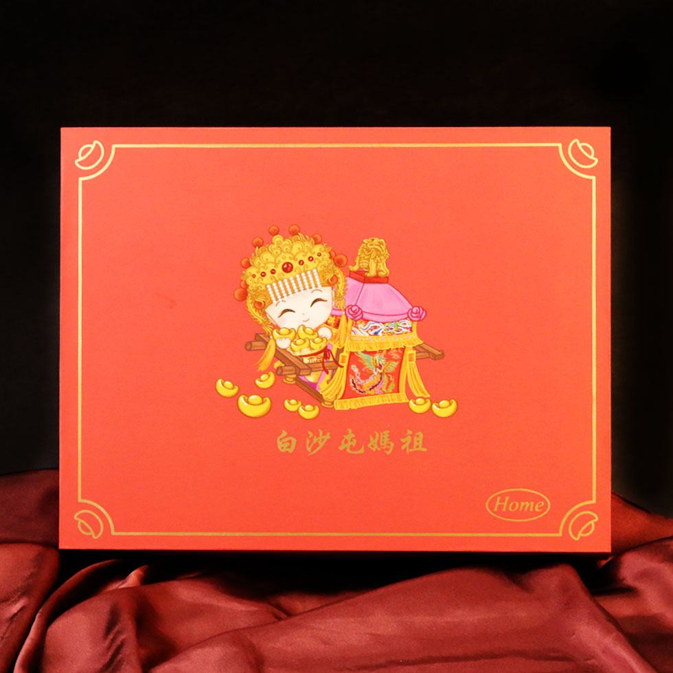 白沙屯媽祖純金神轎擺件