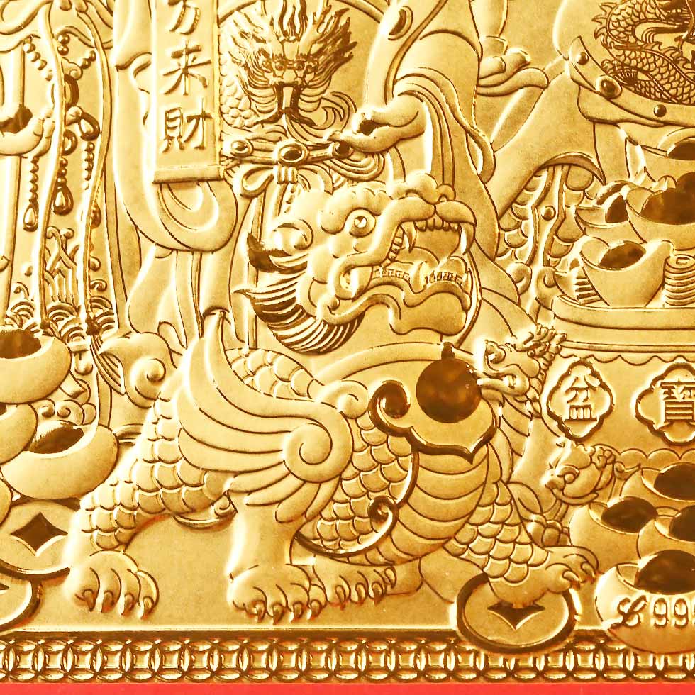 入厝送禮五路財神黃金擺件最推薦