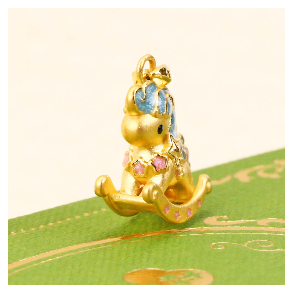 馬年黃金墜子馬上幸福