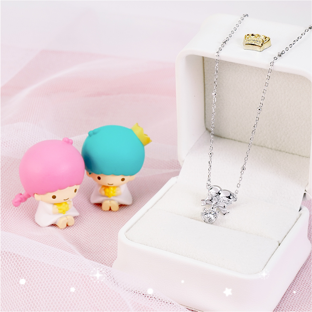 Little Twin Stars 項鍊與 Kiki Lala 公仔情境展示照