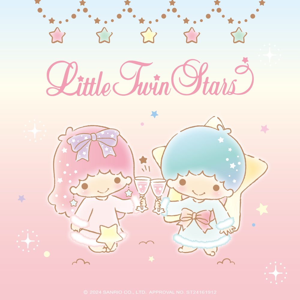 Little Twin Stars 雙星仙子夢幻星空主視覺插畫設計