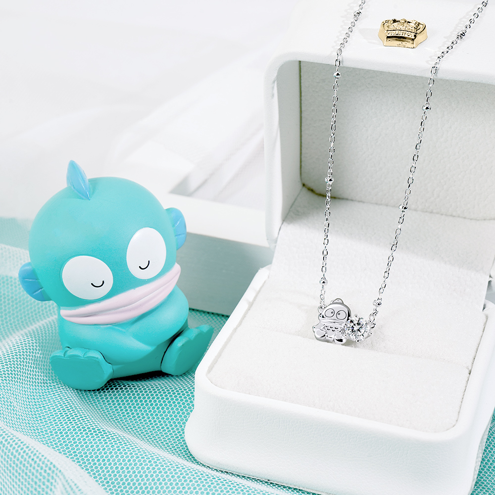 Hangyodon 項鍊與人魚漢頓公仔情境展示照