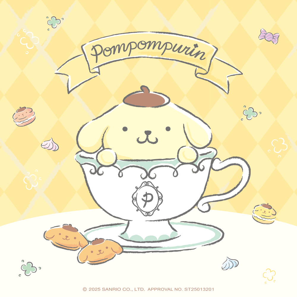 PomPomPurin 布丁狗甜點風格主視覺插畫設計