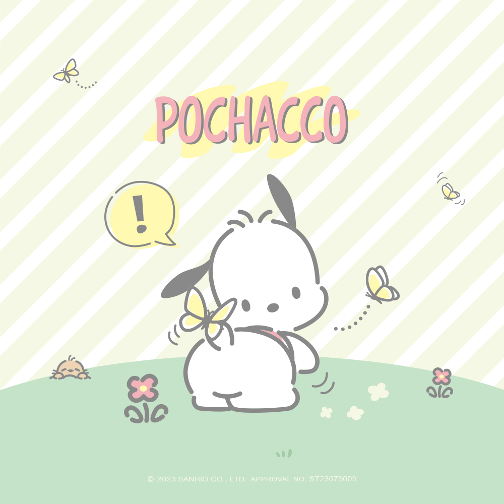 Pochacco 帕恰狗經典系列主視覺插畫圖