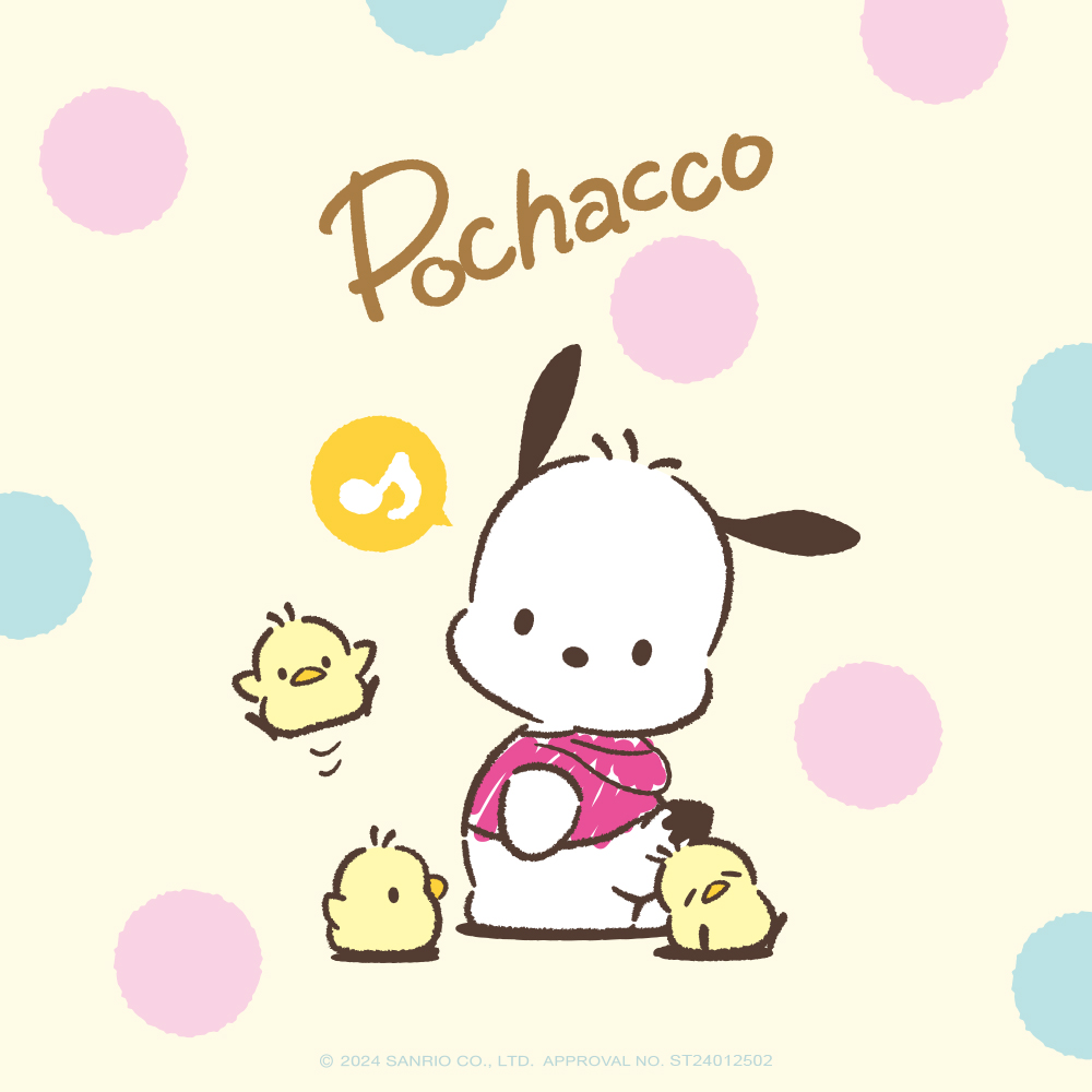 Pochacco 帕恰狗角色主視覺插畫圖