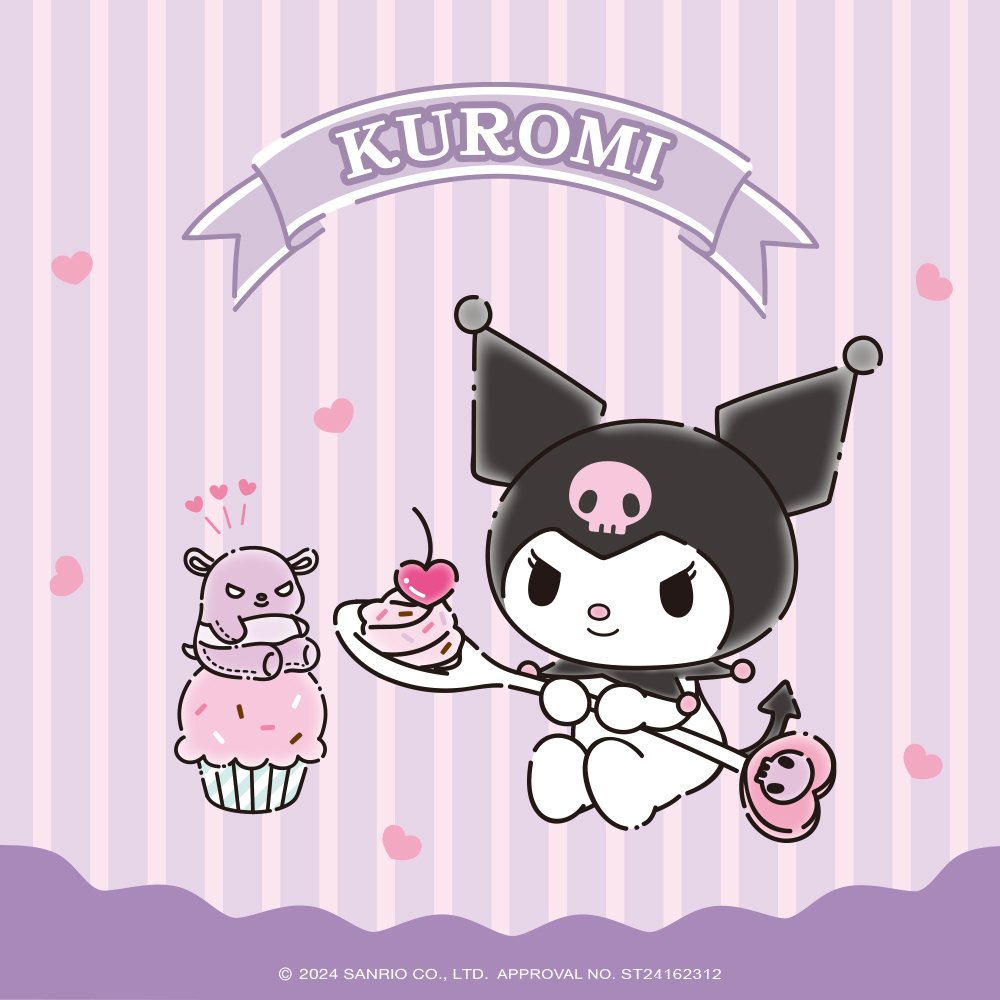 三麗鷗酷洛米 Kuromi 莫桑石單鑽純銀項鍊系列主視覺封面圖
