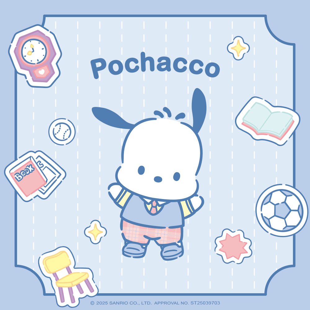 三麗鷗帕恰狗Pochacco Sanrio學院Mix系列品牌形象主視覺