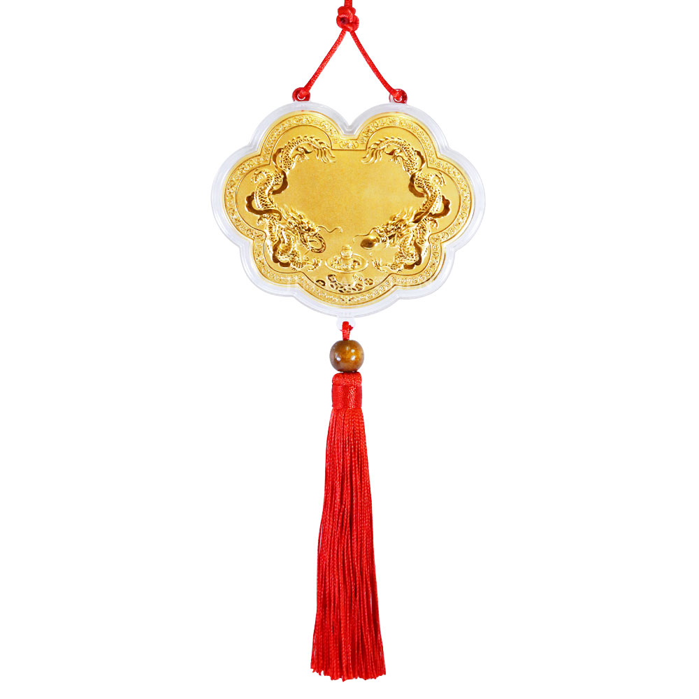 中壇元帥神明金牌平安符