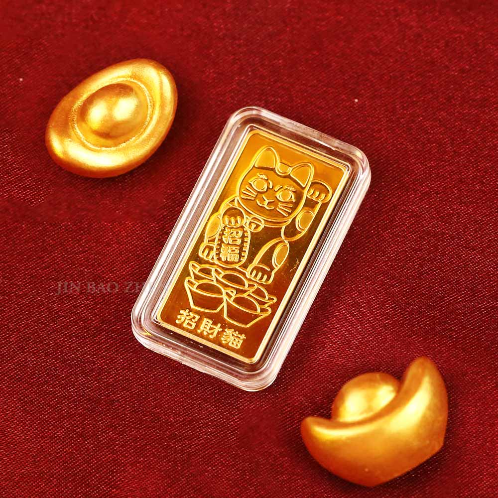 1錢神明發財金招財貓