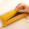 CHENSON真皮 讓錢住飯店 超薄牛皮長夾 黃(W00018-L)_7 CHENSON真皮 讓錢住飯店 超薄牛皮長夾 黃(W00018-L)_7