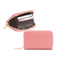 CHENSON真皮 11卡一手握卡包/零錢包 粉(W00602-J)_2 CHENSON真皮 11卡一手握卡包/零錢包 粉(W00602-J)_2