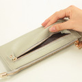 CHENSON真皮 讓錢住飯店 超薄牛皮長夾 柳茶灰(W00018-G2)_6 CHENSON真皮 讓錢住飯店 超薄牛皮長夾 柳茶灰(W00018-G2)_6