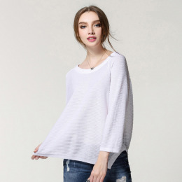 時尚不規則下擺 修身顯瘦針織衫 (5色) 時尚不規則下擺 修身顯瘦針織衫 (5色)