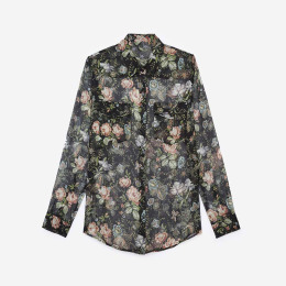 瑞麗花朵 微透款OL雪紡襯衫 瑞麗花朵 微透款OL雪紡襯衫