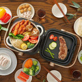 【中秋限定特惠組】TwinChef 雙廚折疊爐雙盤(贈可微波保鮮盒700ml+料理三件組)_1 【中秋限定特惠組】TwinChef 雙廚折疊爐雙盤(贈可微波保鮮盒700ml+料理三件組)_1