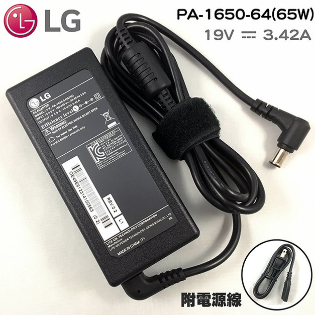 LG 原廠 19V 3.42A 充電器 65W 變壓器 筆電交換式電源供應器/電源適配器