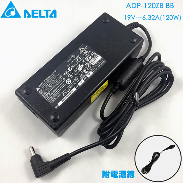 DELTA ASUS Msi 19V 6.32A 120W 變壓器 5.5-2.5mm ADP-120ZB BB GS60 GP72 X750J GS63 GS GE GT