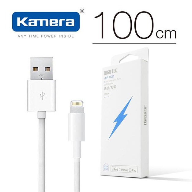 Apple 原廠 MFI 認證 AP100 傳輸線 充電線 2.4A IPhone XS / Max / XR / X / 8 / 7 / Plus / iPad